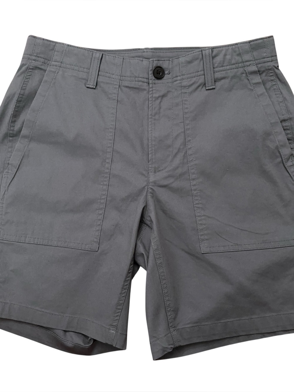 Bonobos Lightweight Travel Shorts Mens 30 Patch Pocket Stretch Gray NEW